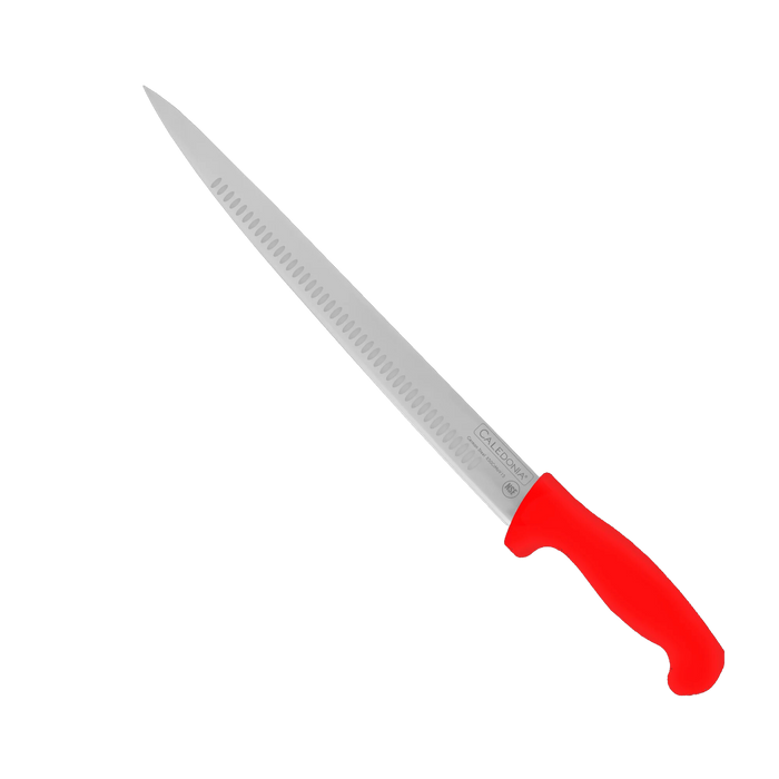 CUCHILLO CECINERO TROQUELADO 18# ROJO