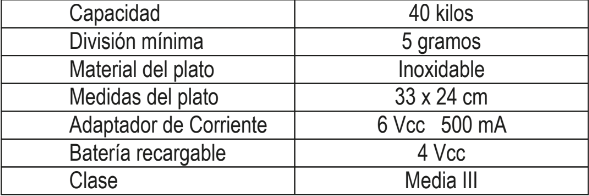 BASCULA PESO-PRECIO 40KG/5G VINS-40