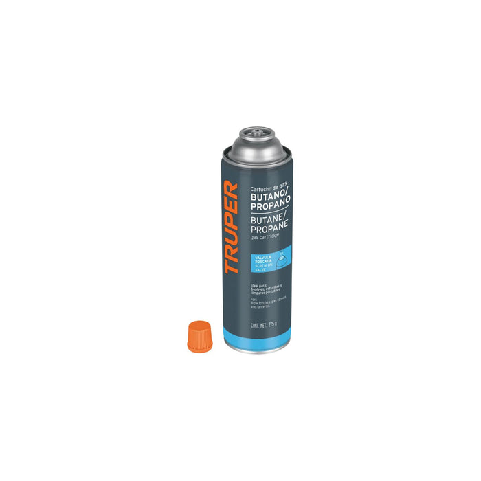 LATA DE GAS DE 275 G CON VALVULA ROSCADA MOD.GAS-275
