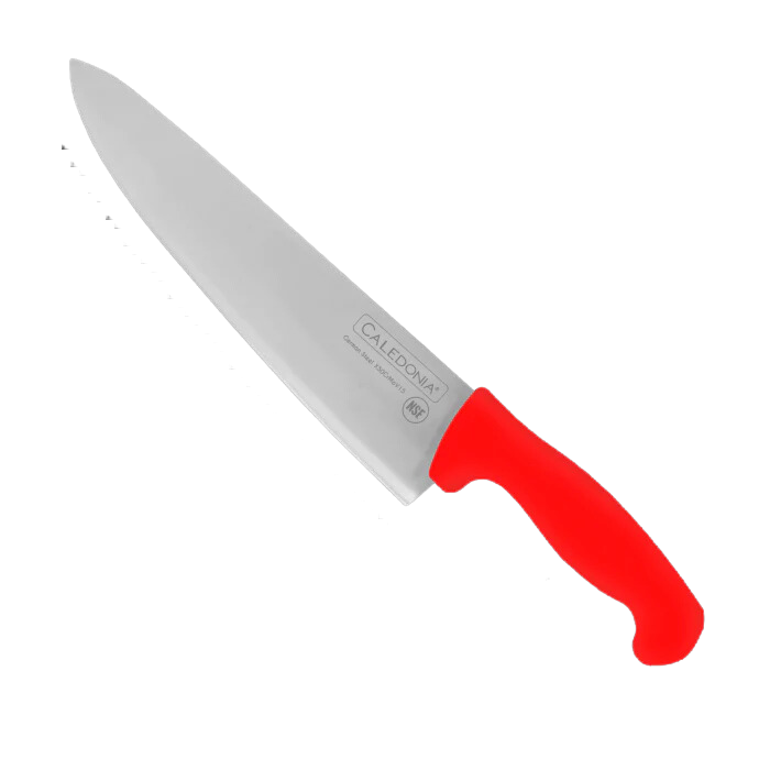 CUCHILLO CHEF 12" MANGO ROJO