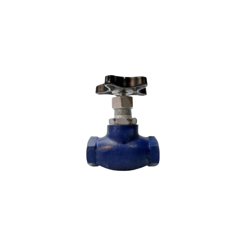 VALVULA GLOBO CMS RECTA 3/4 GAS AZUL