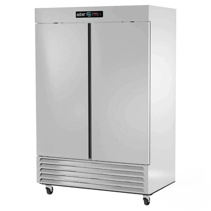 CONGELADOR ASBER VERTICAL 2 P SOLIDAS INOX. ARF-49-H HC