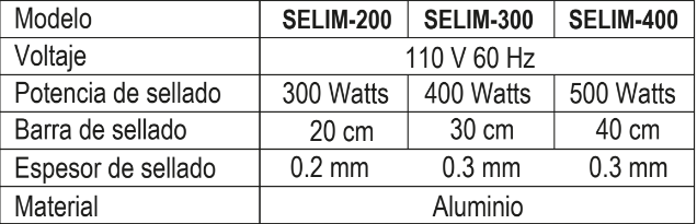 SELLADOR DE IMPULSO 400MM