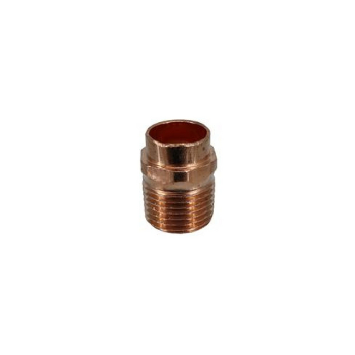 CONECTOR COBRE MACHO ROSCA EXTERIOR 1 1/4