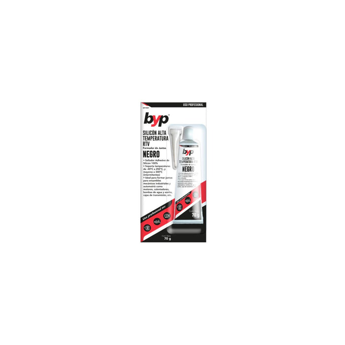 SILICON ALTA TEMPERATURA RTV NEGRO 70G