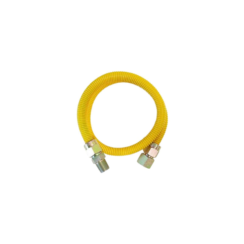 MANGUERA AMARILLA CORRUGADA DE 1/2” DE LARGO 24"
