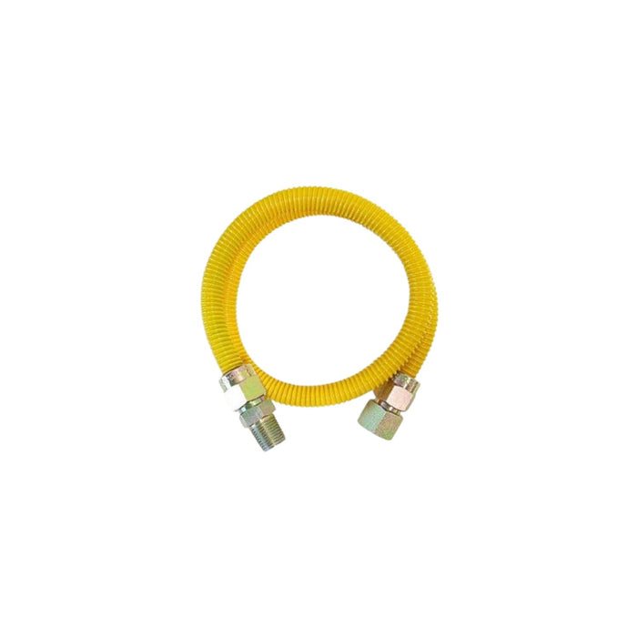 MANGUERA AMARILLA CORRUGADA DE 1/2” DE LARGO 24"