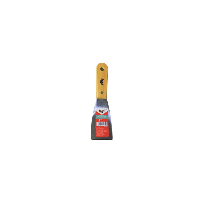 ESPATULA FLEXIBLE MANGO MADERA 2"