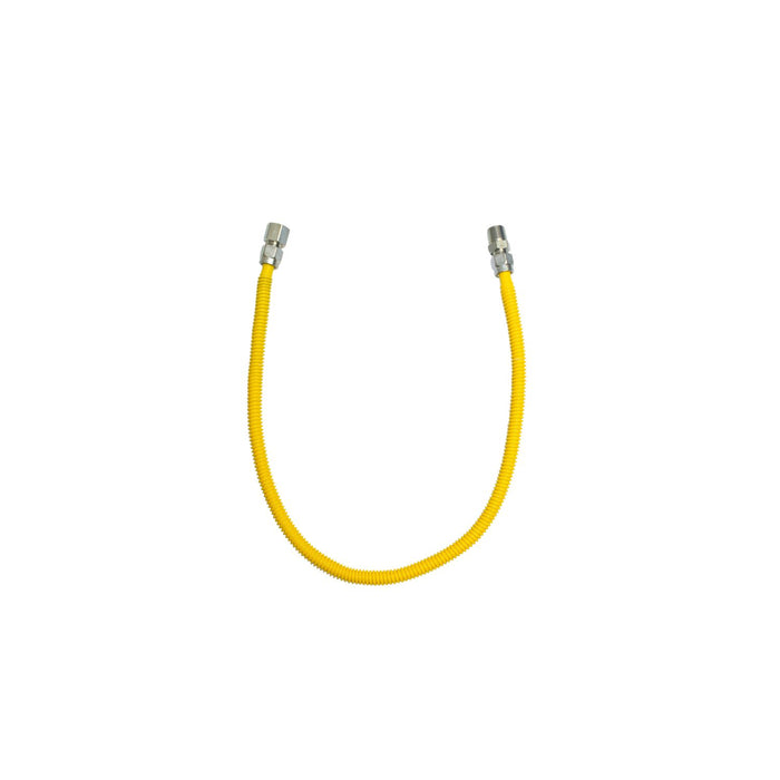 MANGUERA AMARILLA CORRUGADA DE 1/2” DE LARGO 36"