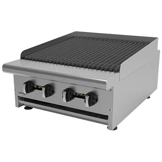 ASADOR  RADIANTE ASBER  AERB-24 ACERO INOX. 24"  AERB-24