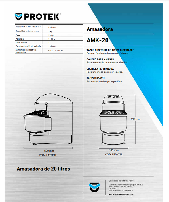 AMASADORA A20