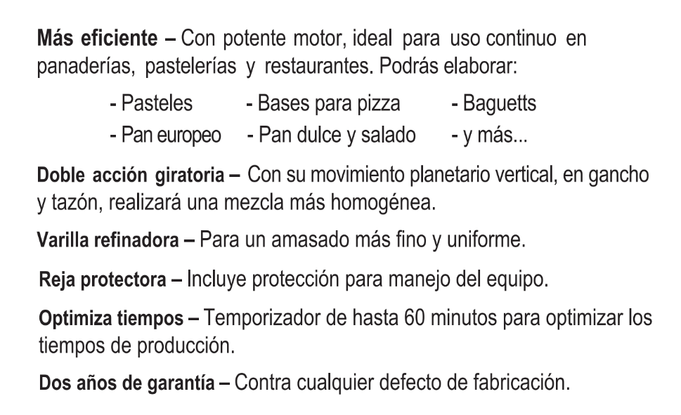 AMAZADORA CAPACIDAD 40  LTS AMASA-40