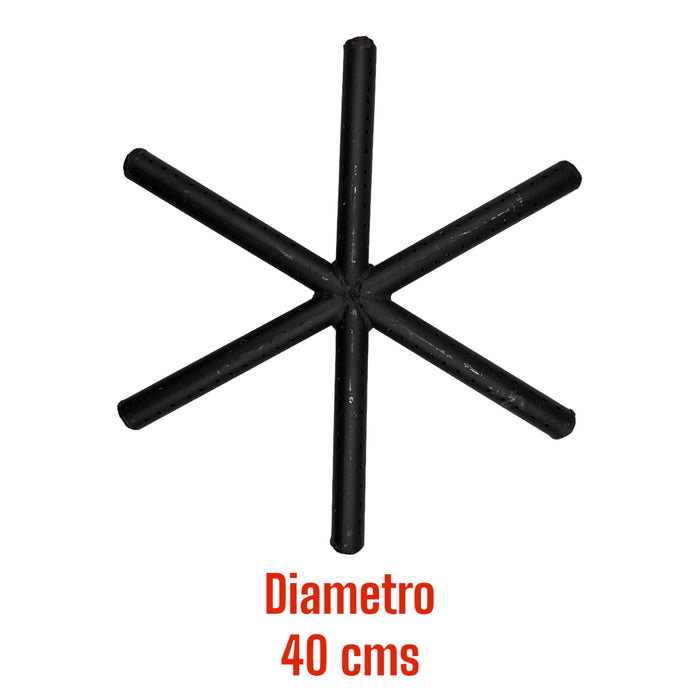 QUEMADOR ESTRELLA NEGRO 40 CMS