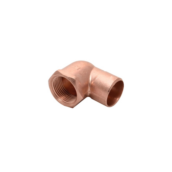 CODO COBRE SOLDABLE DE 3/4 X 1/2 HEMBRA NPT