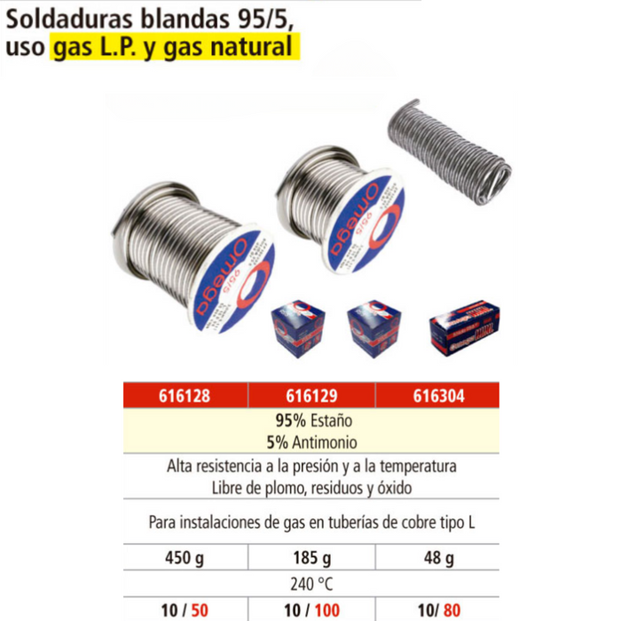 SOLADURA BLANDA 95/5 48 G