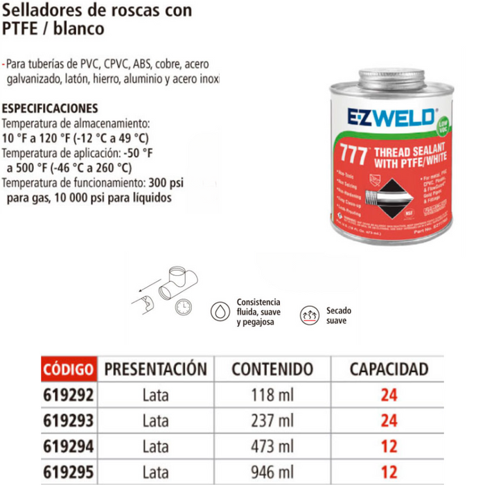 SELLADOR ROSCA UNIVERSAL IUSA EW 946 ML