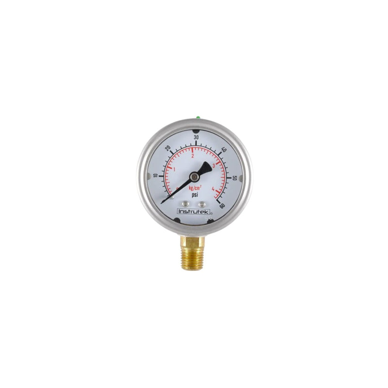 MANOMETRO 2.5 PLG DE 1/4, 60 PSI / 4 KG