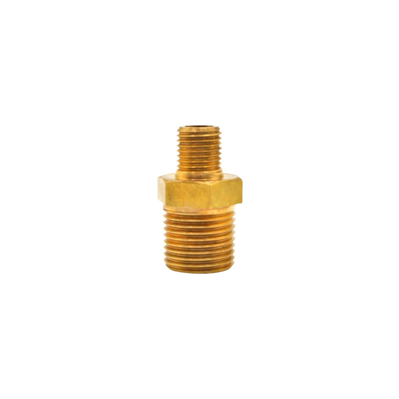 NIPLE HEXAGONAL DE LATON 1/2 NPT X 1/4 NPT