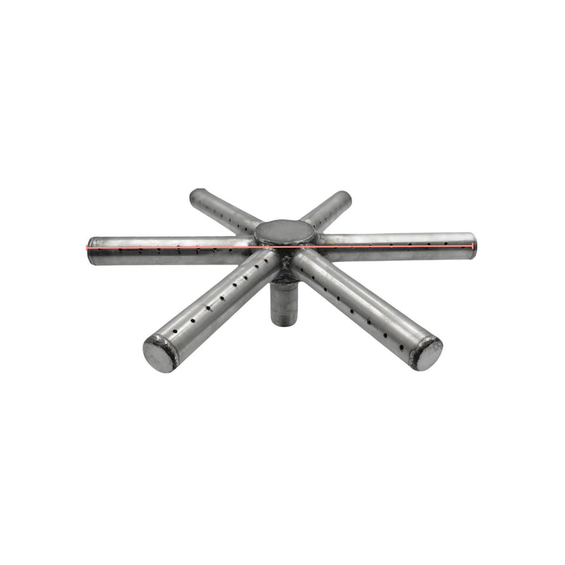 QUEMADOR ESTRELLA ACERO INOXIDABLE 30 CMS