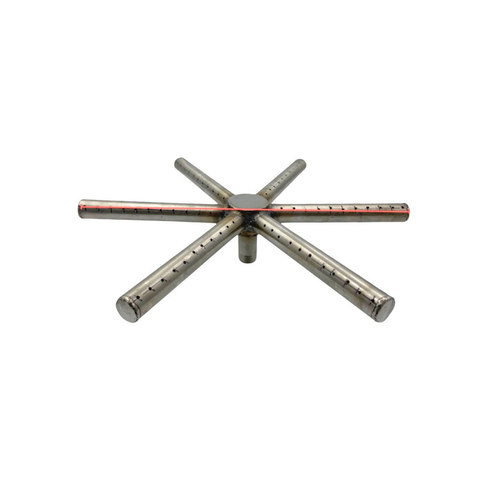 QUEMADOR ESTRELLA ACERO INOXIDABLE 40 CMS