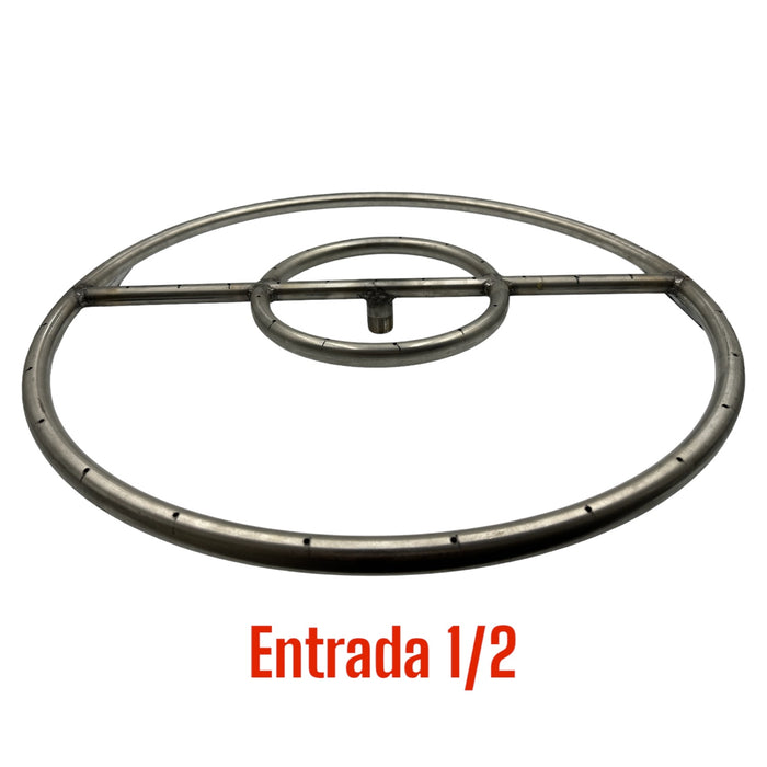 QUEMADOR REDONDO 60 CM