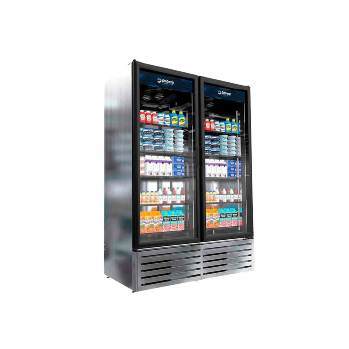 REFRIGRADOR MODELO VRD43 CUBIERTA ACERO INOXIDABLE